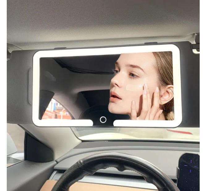 Espejo de Maquillaje LED Auto